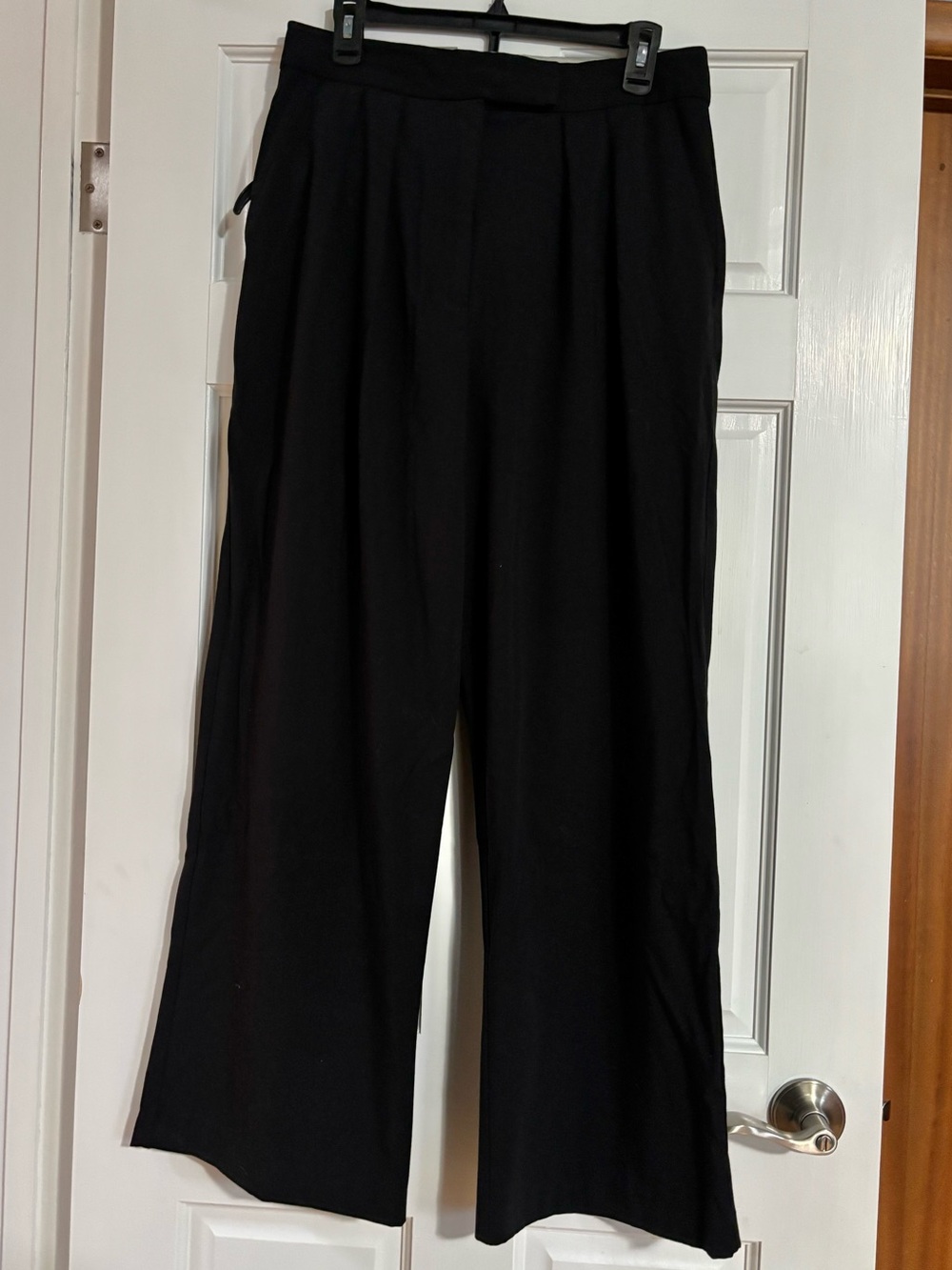 Dynamite Black Wide-Leg Trousers